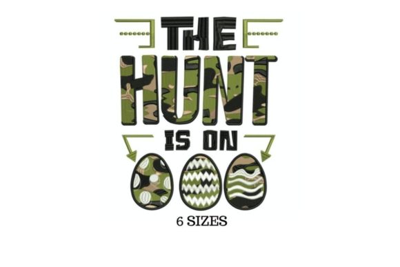 Egg Hunt: A Fresh Applique for Easter Embroidery Gifts
