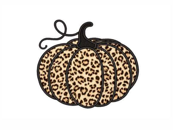 Leopard Pumpkin Applique Review for Embroidery