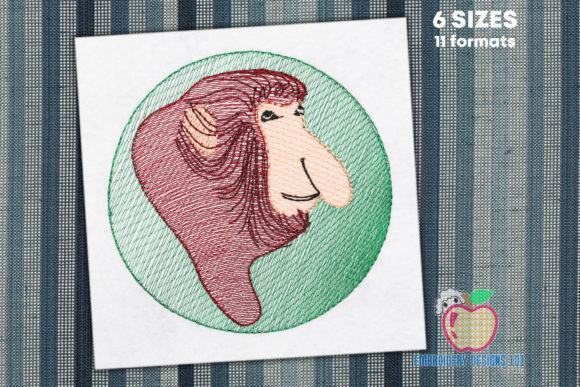 Proboscis Monkey Face in Circle: A Designer’s Review