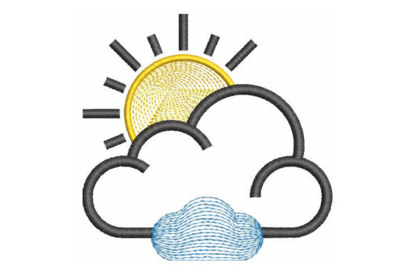 Reviewing Cloud and Sun for Kids Sweatshirt Design