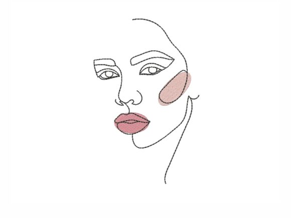 Reviewing Face: A Modern Embroidery Design for Beauty Projects