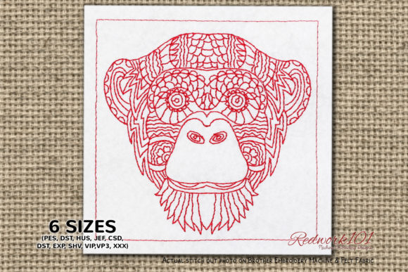 Reviewing the Mandala Stylized Monkey Face Design