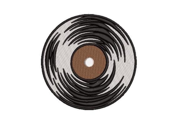 Reviewing the Vinyl Record Embroidery Design for Real Projects
